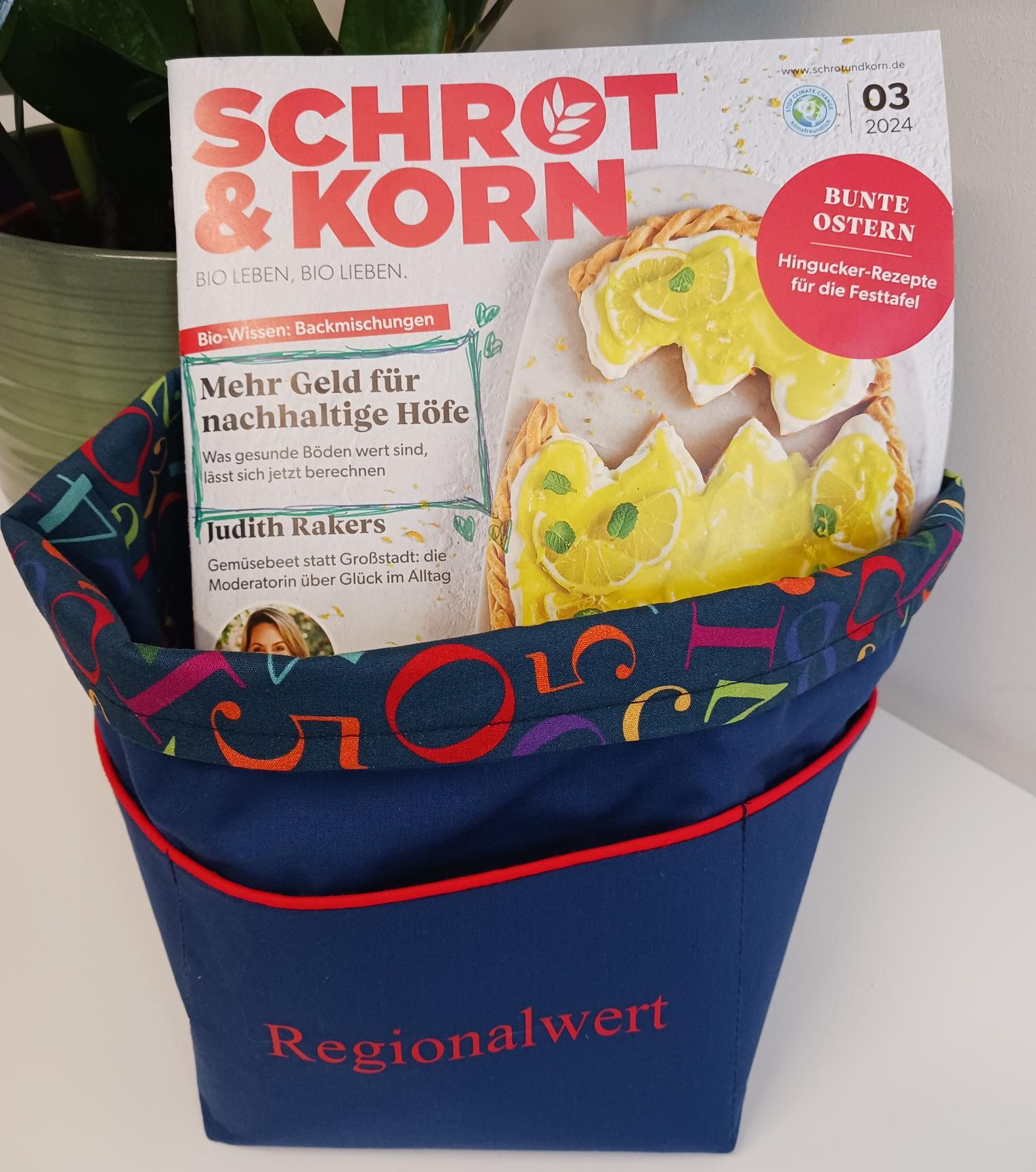 Zeitschrift Schrot & Korn im Regionalwert Utensilo